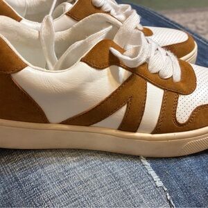 MIA White and Brown Women's Sneakers